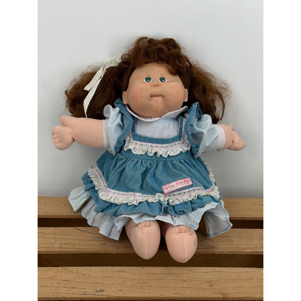 Vintage 1987 Cabbage Patch Kids Doll Coleco Auburn Hair Talking Not Working